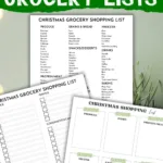 Ultimate Christmas Food Shopping List + Free Printable   The Mummy With Regard To Christmas Food Shopping List Template Uk