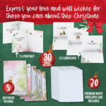 Walmart 30 Pack Personalized Merry Greeting Photo Christmas Cards Throughout Christmas Card Template Walmart