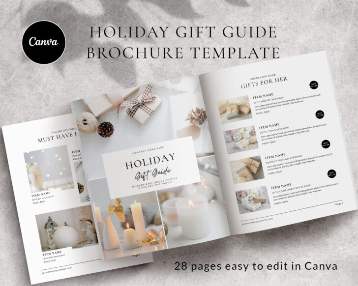 Christmas Gift Guide Template