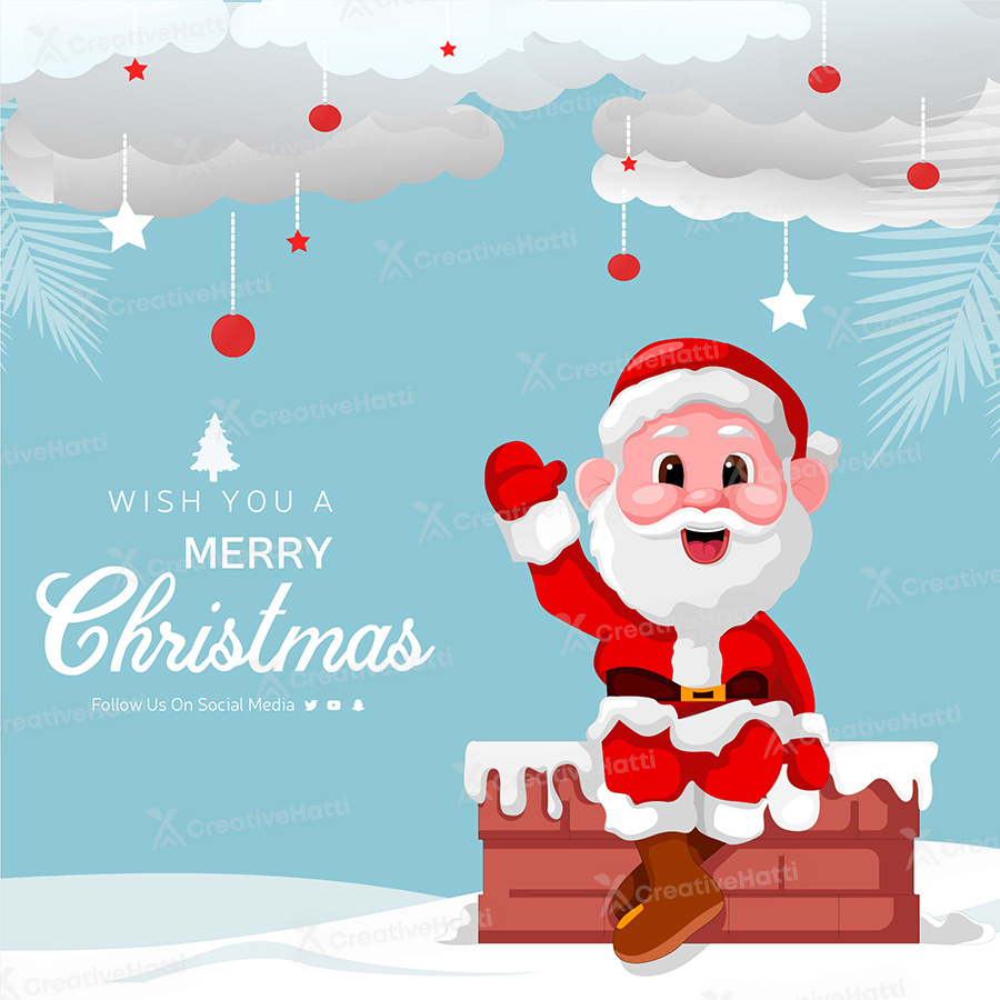 Wish You A Merry Christmas Banner Template within Christmas Banner Template