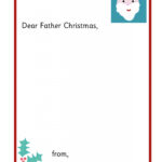 Writing A Letter To Father Christmas   Printable Teaching Inside Letter To Father Christmas Template