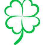 12 Cute Four Leaf Clover Printable Templates (Free!)   Cassie Regarding 4 Leaf Shamrock Template Printable