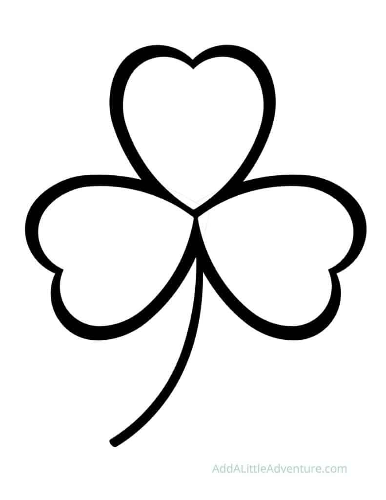 12 Free Printable Shamrock And Four-Leaf Clover Templates pertaining to 3 Inch Shamrock Template