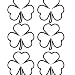 12 Unique Shamrock Templates (Free Printable)   Cassie Smallwood Intended For Full Page Printable Shamrock Template