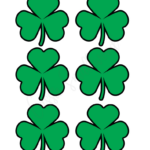 12 Unique Shamrock Templates (Free Printable)   Cassie Smallwood Throughout Printable Small Shamrock Template