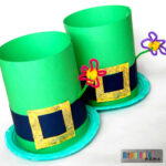 20 Cutest Saint Patrick'S Day Paper Plate Crafts   The Craft At Inside Paper Plate Shamrock Hat Template