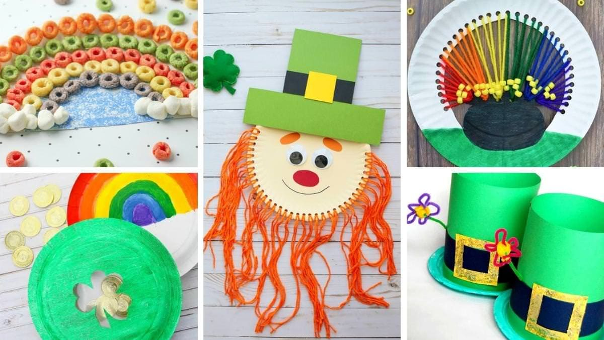20 Cutest Saint Patrick&amp;#039;S Day Paper Plate Crafts - The Craft-At with regard to Paper Plate Shamrock Hat Template