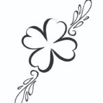 3 Free Printable Four Leaf Clover Drawings Pertaining To Fancy Shamrock Tracing Template