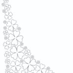 3 Free Printable Four Leaf Clover Drawings Throughout Fancy Shamrock Tracing Template