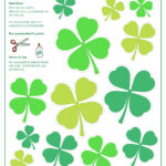 4 Leaf Clover Templates Pertaining To 4 Leaf Shamrock Template Printable