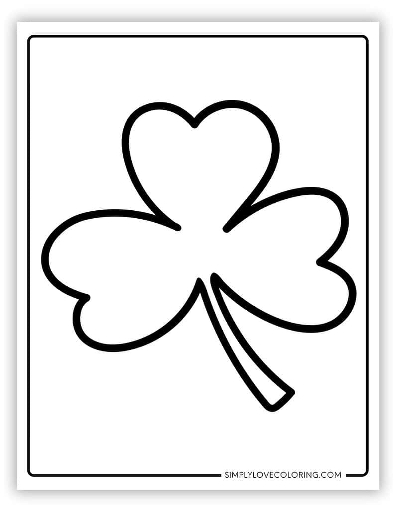 96 Shamrock Template Printables (Free Pdf Downloads) - Simply Love in Shamrock Template Made Out Hearts