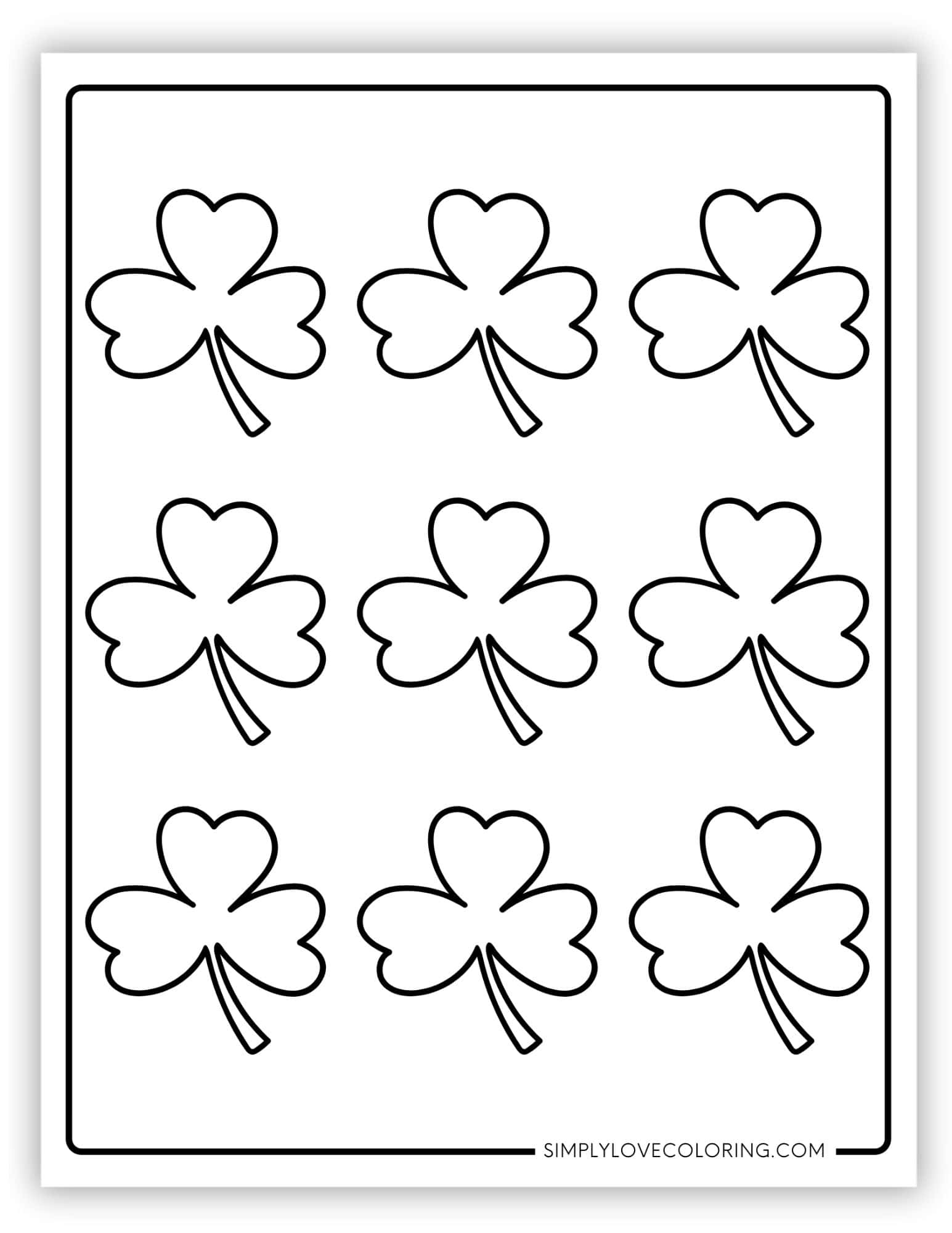 96 Shamrock Template Printables (Free Pdf Downloads) - Simply Love intended for Heart And Shamrock Template