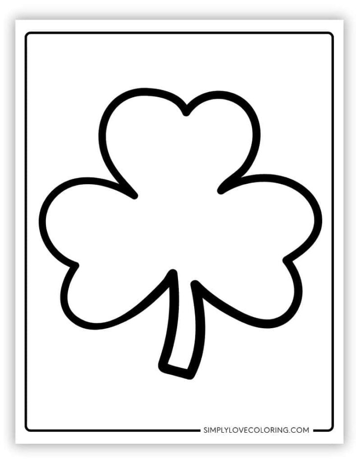 Shamrock Cut Out Template Shamrock Cut Out Template