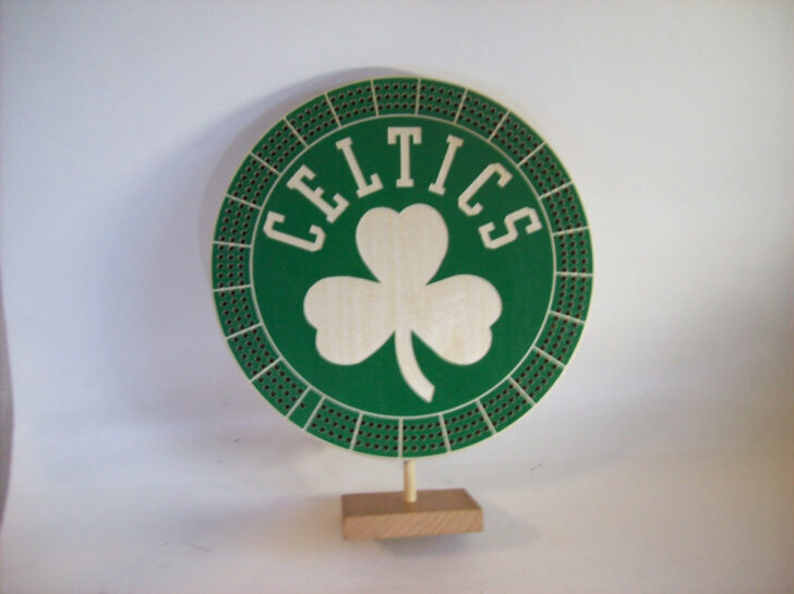 Diy Shamrock Cribbage Board Template