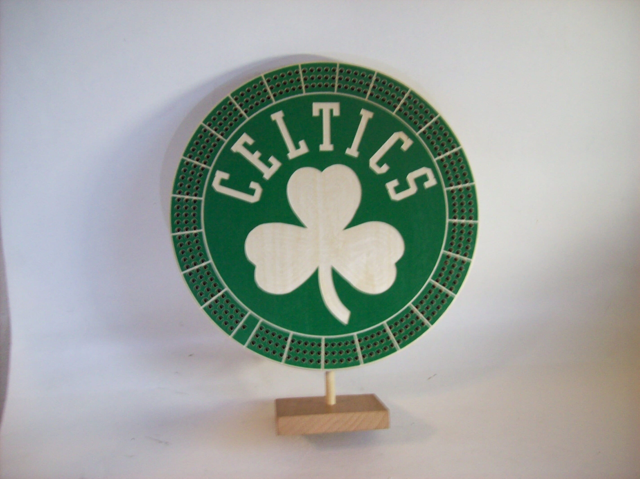 Cribbage Board Celtic - Etsy within Diy Shamrock Cribbage Board Template