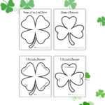 Design A Shamrock And Four Leaf Clover Craft For St. Patrick'S Day,  Printable Gratitude Writing Activity For Kids, Spring Pack Preschool Pdf Regarding Four Leaf Clover I Am Lucky Because Shamrock Template