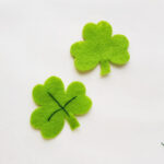 Felt Shamrock Craft For Kids   The Gingerbread House.co.uk Regarding 3 Leaf Shamrock Template Sewing