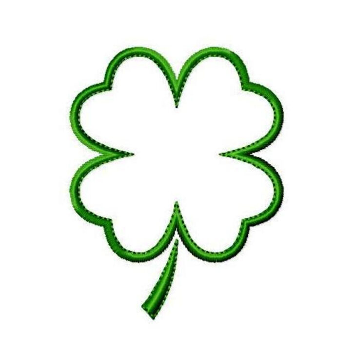 4 Leaf Shamrock Template Printable Twisty Noodle