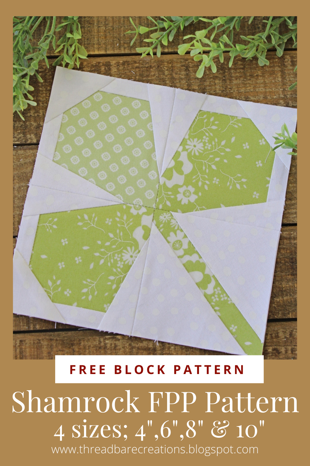 Free Pattern} Shamrock Fpp Block Pattern - 4 Sizes &amp;lt;Img Src=&amp;quot;Https with regard to Shamrock Paper Piecing Template