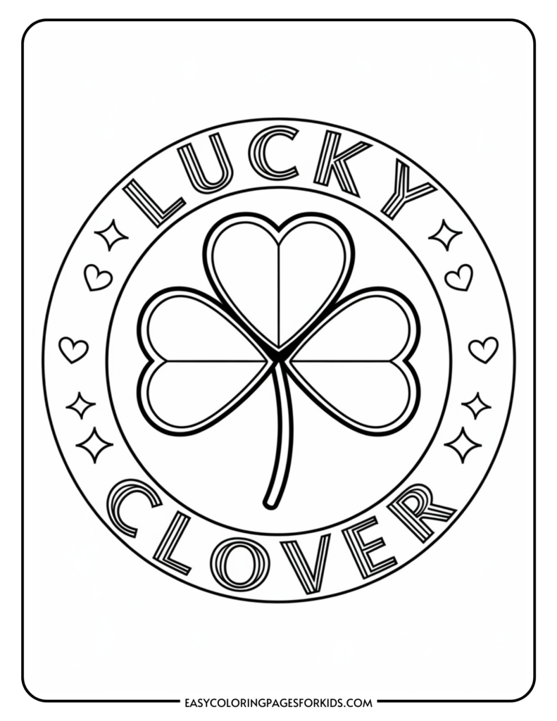 Free Printable Shamrock Coloring Page (9 Pdf Pages) - Easy with regard to Heart Shaped Shamrock Template