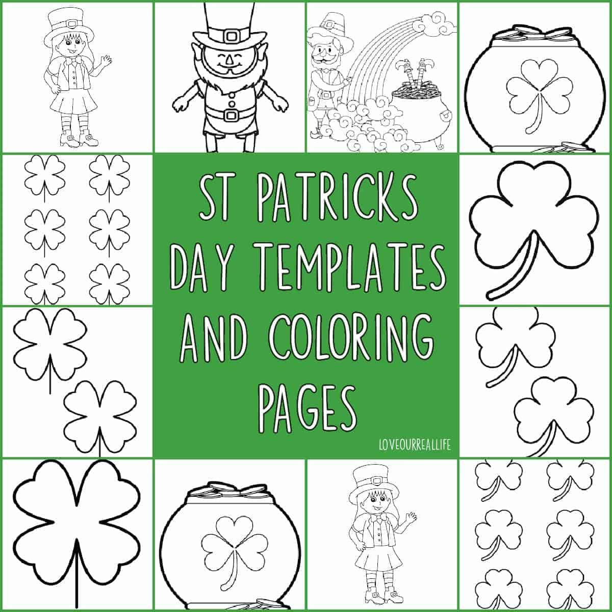 Free Printable Shamrock Templates: For Coloring Or St Patricks Day pertaining to St Patricks Shamrock Template Printable