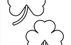 Free Printable Shamrock Templates: For Coloring Or St Patricks Day throughout Medium Size Shamrock Template