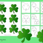 Free Printable Shamrock Templates For Crafts | Mrs. Merry Throughout Free Printable Shamrock Template Printable