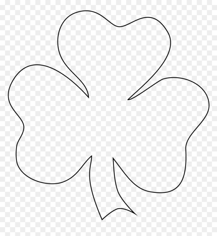 Full Page Shamrock Template