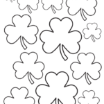 Free Shamrock Printable Bundle For St. Patrick'S Day Throughout Shamrock Template Various Size