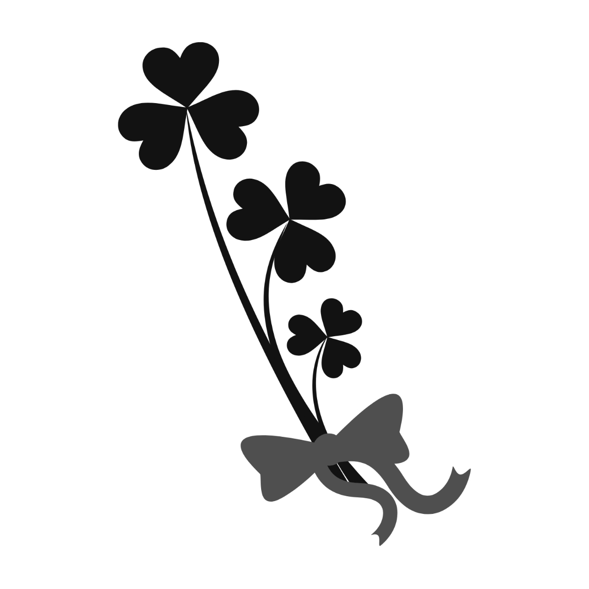 Free Shamrock Silhouette Clipart Template To Edit Online with regard to Shamrock Shaped Template to Add Photos Online