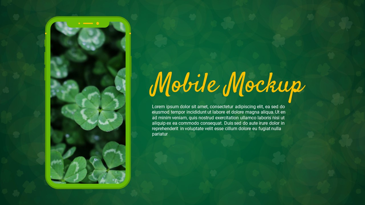 Free Shamrock Template Powerpoint And Google Slides with Shamrock Google Slide Template