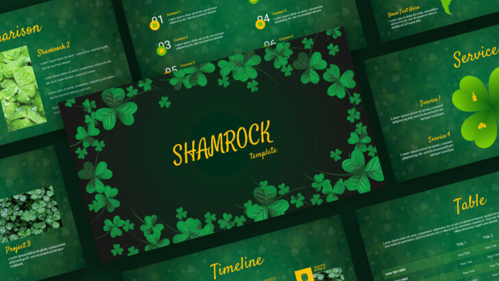 Shamrock Google Slides Template Shamrock Google Slides Template
