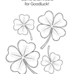 Free St. Patrick'S Day Shamrock Drawing Template To Edit Online Inside St Patrick's Day Shamrock Template