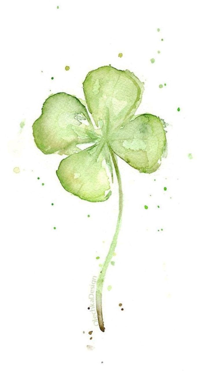 Got Lucky #Clover within Photoshop Background Template Watercolor Shamrock