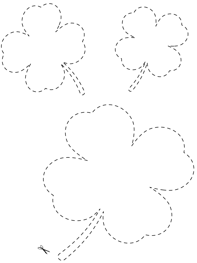 Have A St. Patrick&amp;#039;S Day Party! - Blog - Twisty Noodle intended for 4 Leaf Shamrock Template Printable Twisty Noodle