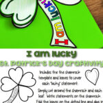 I Am Lucky St. Patrick'S Day Craftivity Throughout Four Leaf Clover I Am Lucky Because Shamrock Template