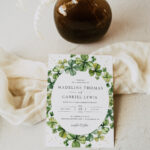 Irish Wedding Invitation Template, St. Patrick'S Day Wedding In Free Wedding Program Template With Shamrocks