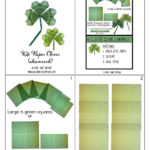 Kite Paper Clover (Shamrock) With Regard To Folded Paper Shamrock Template
