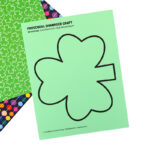 Preschool Shamrock Craft   Fireflies And Mud Pies Inside Free Cardstock Templates Shamrock
