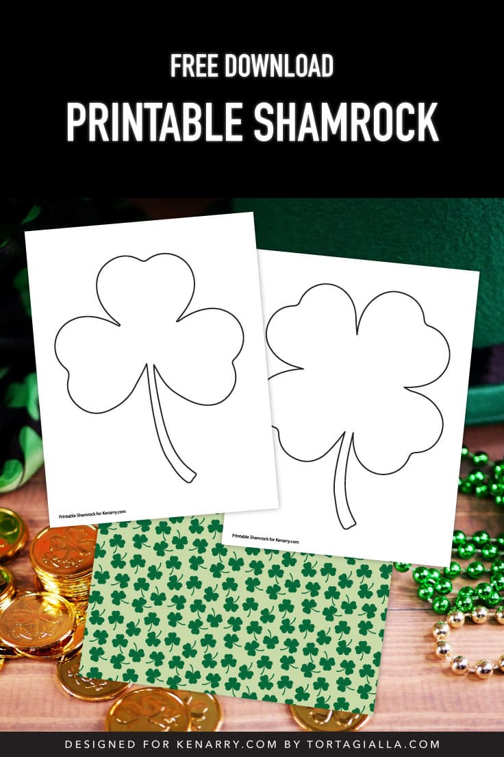 Printable Shamrock - Free Templates - Ideas For The Home with Shamrock Man Free Template