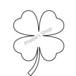 Printable St Patrick'S Day Shamrock Template, Big And Small Size With Regard To St Patricks Shamrock Template