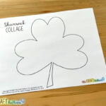 Shamrock Collage   The Craft Balloon Within Shamrock Shaped Collage Template