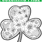 Shamrock Coloring Page Free Printable   Finding Zest For Coloring Pages Shamrock Template