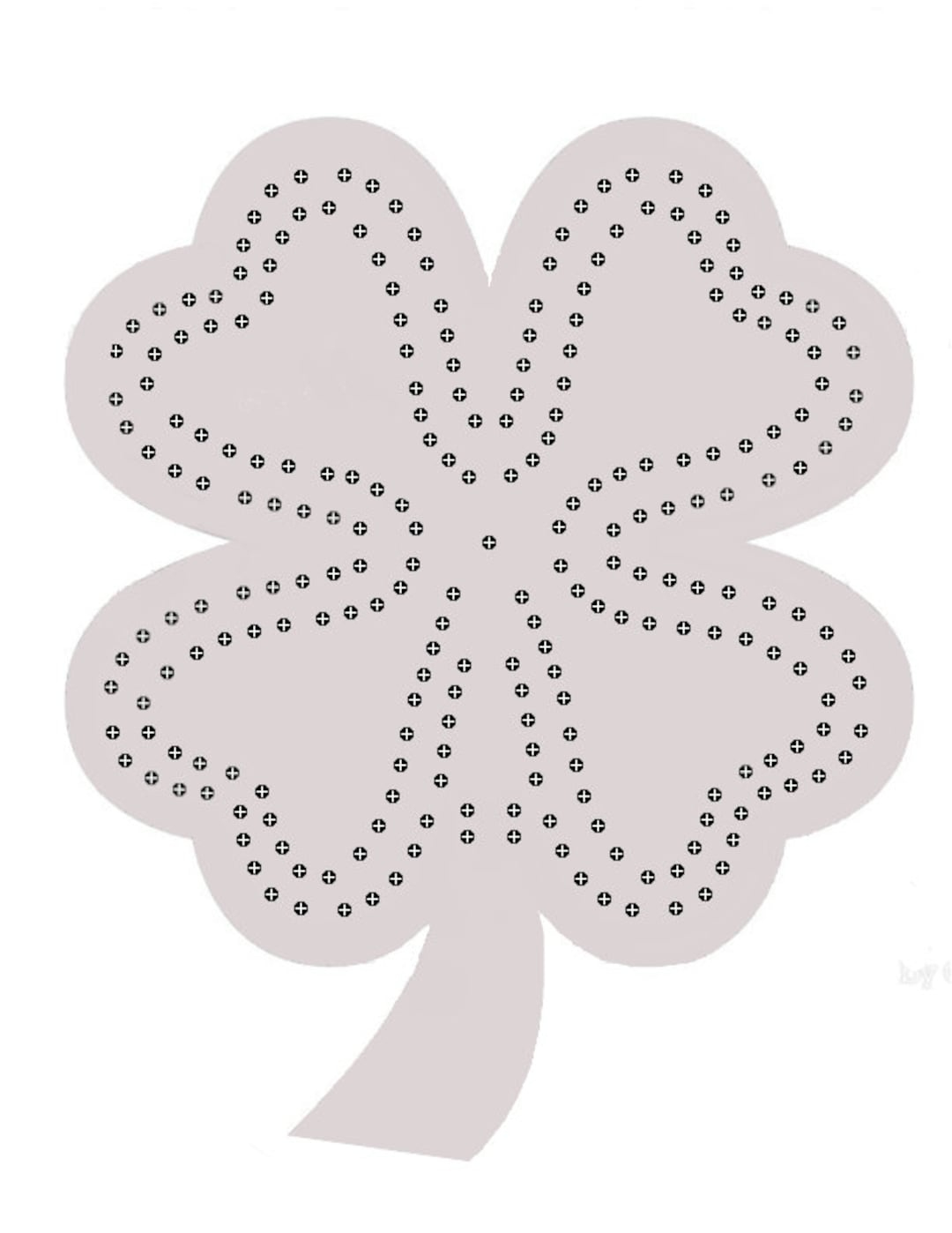 Shamrock Cribbage Board Template - Etsy Australia in Diy Shamrock Cribbage Board Template