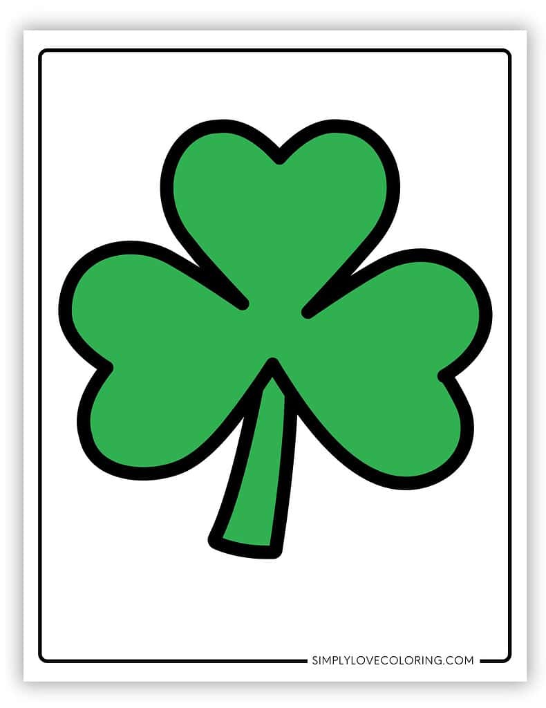Shamrock Leaf Clover Templates (Free Pdf Downloads) - Simply Love within Printable Green Shamrock Template