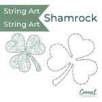 Shamrock String Art   St.patrick'S Day Template   Muster For Shamrock String Art Template