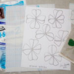 Shamrock Table Runner Quilt Along, Part Two   Weallsew With Regard To 3 Leaf Shamrock Template Sewing