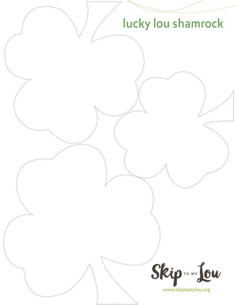 Shamrock Template For Lucky Shamrocks {Free Printable} | Skip To pertaining to Shamrock Man Free Black And White Template