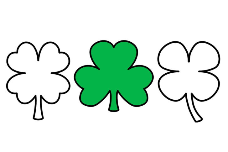 Shamrock Printable Template Free Shamrock Printable Template Free