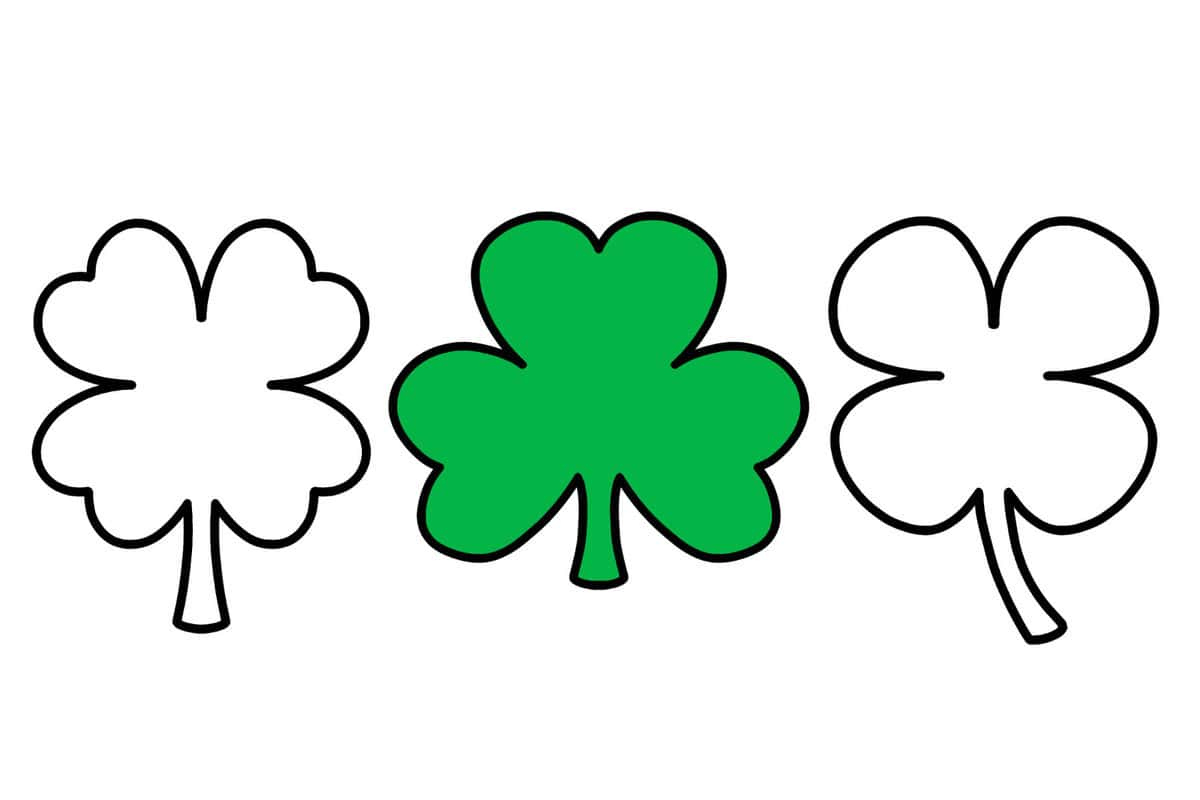 Shamrock Template | Free Printable Shamrock Clover Outlines pertaining to Printable Shamrock Template